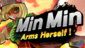 The splash art for Min Min joining Super Smash Bros. Ultimate.