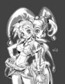 Kid and Harle, by Nobuteru Yuuki after Chrono Cross 's completion