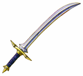 The Slasher blade as it appeared in official artwork for Chrono Trigger.