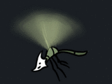 Dragonfly idle animation