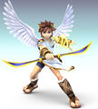 An early render of Pit in SSBB