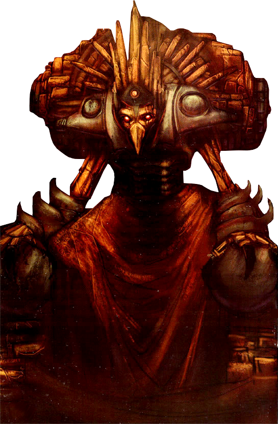 The Chozo as depicted in the Metroid Prime Instruction booklet