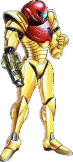 Samus's Power Suit in Metroid II: Return of Samus