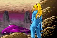 The Zero Suit first appears in Metroid: Zero Mission