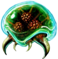 Artwork of a Metroid from Metroid Prime (game)