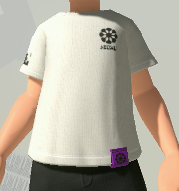 File:S3 White Retro Tee Front.png