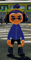 A male Inkling wearing the Vintage Check Shirt.