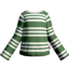 Green Striped LS