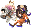 3D art of Pearl and Marina as they appear in Side Order
