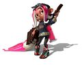 A render of an Octoling girl wearing the Octoking HK Jersey