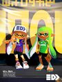 Takoroka promo, with another female Inkling wearing the LE Soccer Shoes.