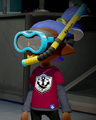A male Inkling wearing the Layered Anchor LS.
