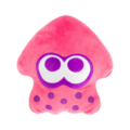 Neon Pink Squid Plush by Tomy