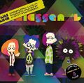 A slightly different version of Squid Squad's album art as it appears in Splatune