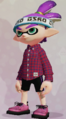 Another male Inkling wearing the Jogging Headband.