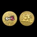 The Splatoon 2 Super Mario Bros. 35th anniversary medal