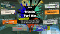 Tricolor Turf War opening screen