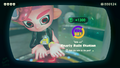 Agent 8 being awarded the Firefin mem cake upon completing the station.