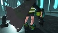 Agent 3 wearing a cape.