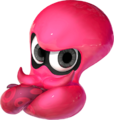 Artwork of Agent 8 in octopus form used for the Octoling Octopus amiibo.
