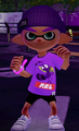 A male Inkling wearing the Short Beanie.