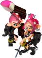 Artwork of both male and female Agent 8.