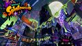 The title screen, showing the "Splatoween" logo on the top left