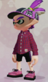 A male Inkling wearing the FishFry Visor.
