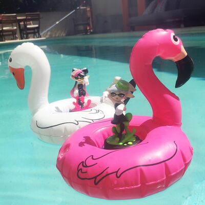 Callie and Marie Amiibo in pool.jpg