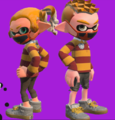 Two Inklings wearing the Octoking Facemask, from the Nintendo Direct on 8 March 2018