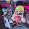 Official art of Agent 3 wearing the Hero Replica set.