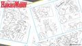 Manga storyboards from Haikara walker featuring Callie, Marie, and Agent 4