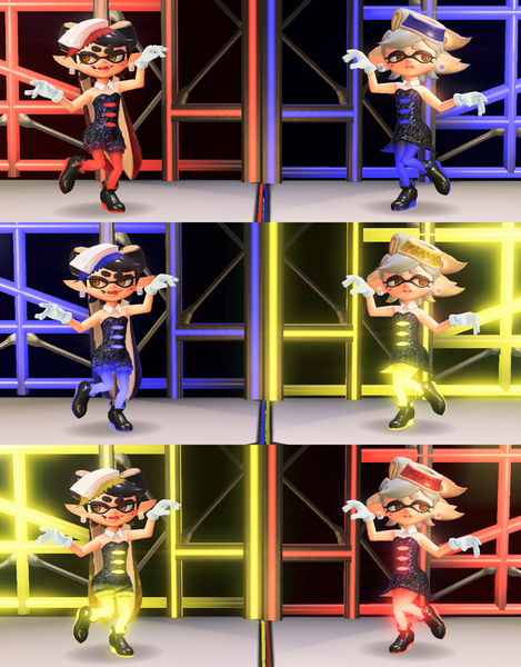 File:S3 Anniversary Splatfest Squid Sisters Day 2 colors 2.png