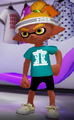 An Inkling wearing the Mint Tee.