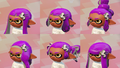 The Squid Hairclip with female hairstyles in Splatoon 2.