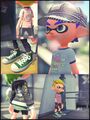 A collage of Inklings wearing various pieces of Krak-On gear.