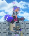 Spawn pose for Splatling weapons.
