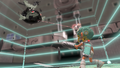 Promotional image of Side Order showing Agent 8 defending a zone