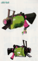 Concept art the .52 Gal, with a small charm of Judd hanging from it