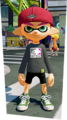 Another male Inkling wearing the Hunter Hi-Tops.