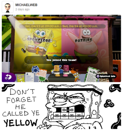 Spongebob vs Patrick Miiverse post9.png
