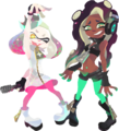 2D art of Pearl and Marina