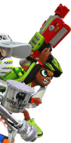 image of a green Inkling facing right