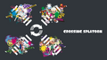 Main art for the Crossing Splatoon series for Nintendo Tokyo