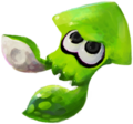 Green Inkling in squid form.