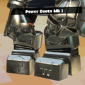 Closeup of the Power Boots Mk I