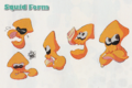 Concept art of Inklings in squid form.