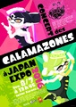 Second poster for the Squid Sisters concert at Japan Expo 2016.