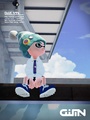 Promo for Splash Mob, with a male Inkling wearing the Bobble Hat.