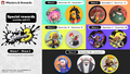 Splatoon 3 icons promo for the additional five waves